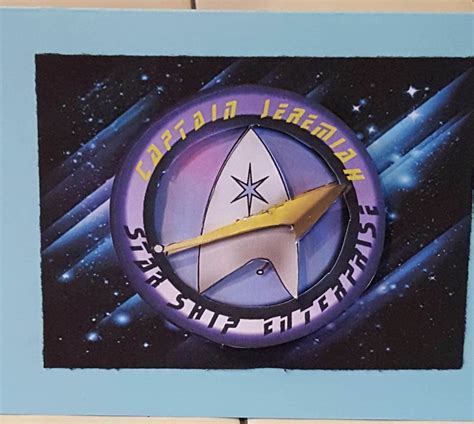 Star Trek Birthday Card Star Trek Greeting Card Enterprise | Etsy