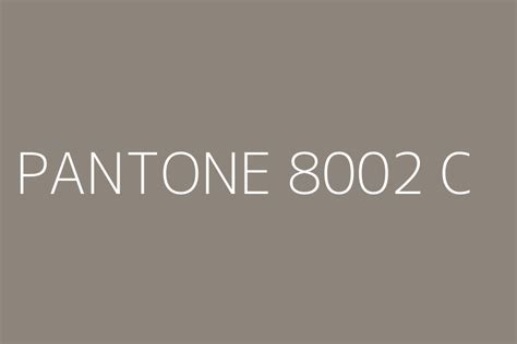 PANTONE 8002 C Color HEX code