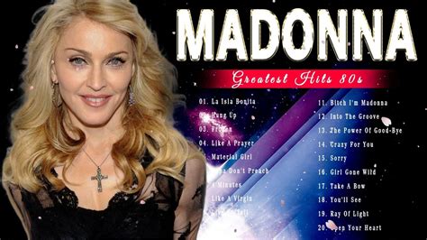 Top '80s Songs from Pop Superstar Madonna | Madonna Songs (1982 - 2012) 100 Best Madonna Songs ...