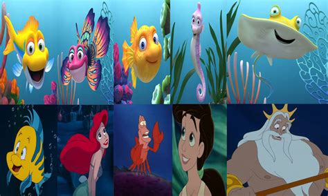 Splash And Bubbles And Little Mermaid Characters by torrjua11011 on DeviantArt