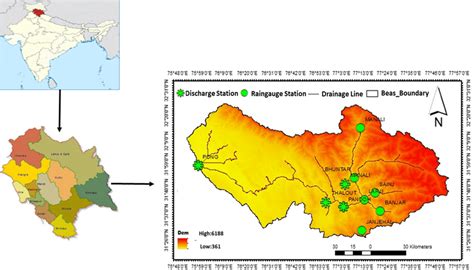 Study area of Beas river Basin | Download Scientific Diagram