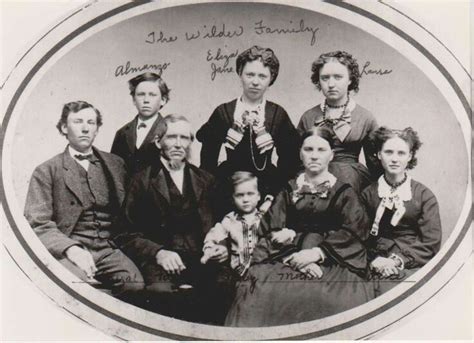 Wilder family. | Laura ingalls, Laura ingalls wilder, Ingalls family