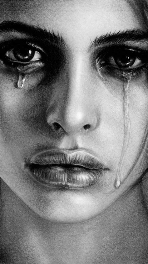 Sad Woman Crying Painting. Explore, Girl Crying HD phone wallpaper | Pxfuel