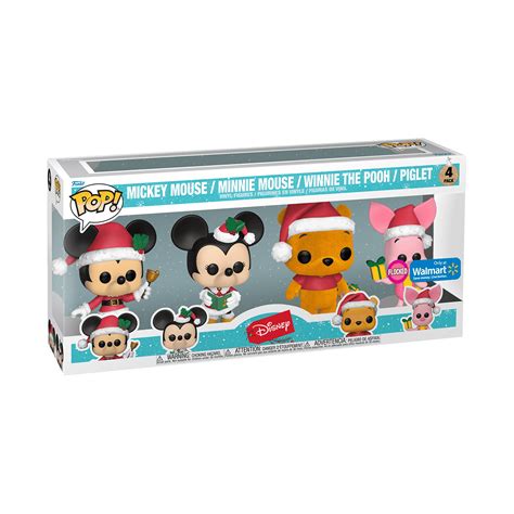 Buy Pop! Disney Holiday (Flocked) 4-Pack at Funko.