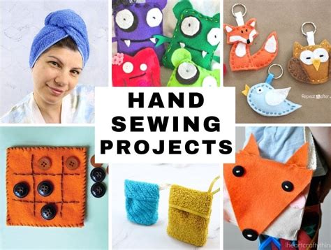 15+ Easy Hand Sewing Projects For Kids And Adults ⋆ Hello Sewing