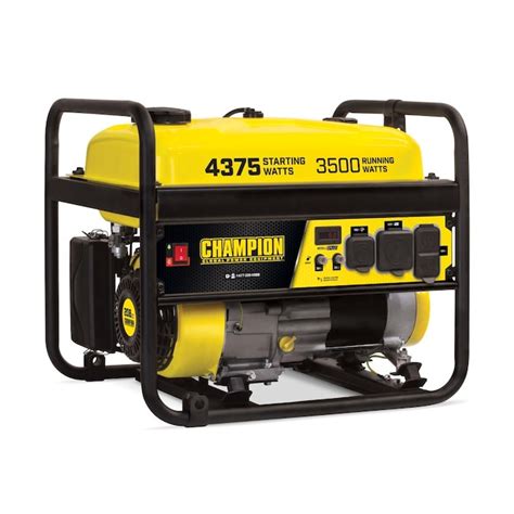 Champion Power Equipment 3500-Watt Gasoline Portable Generator with Champion Engine in the ...