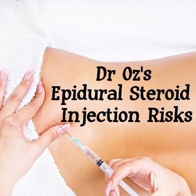 Dr Oz: Epidural Steroid Injection Risks & How To Treat a Pinched Nerve