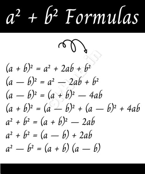 a2 b2 formula || What is Formula for a²+b² and a²-b² || Important Examples