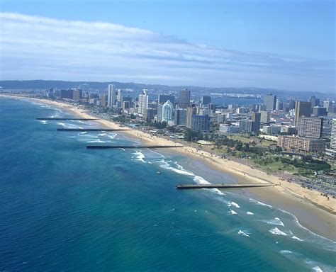 Durban Beachfront - South Africa | Aerial view of Durban Bea… | Flickr