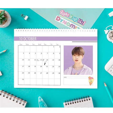 10 Top Collection Printable Bts Calendar To Do List 2023