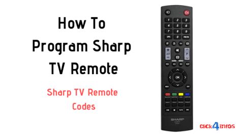 How To Program Sharp TV Remote | Sharp TV Remote Codes