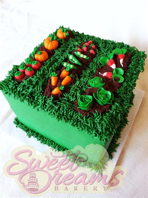 Pin by Angela Elzey on Cakes from Sweet Dreams Bakery | Garden cakes, Vegetable garden cake ...