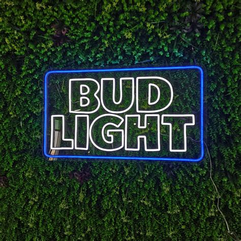 Buy Bud light neon sign for Bar Decoration | 2 Year Warranty