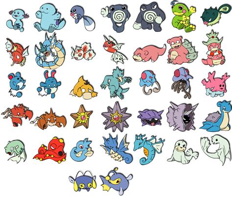 Water Pokemon by Taeryne on DeviantArt