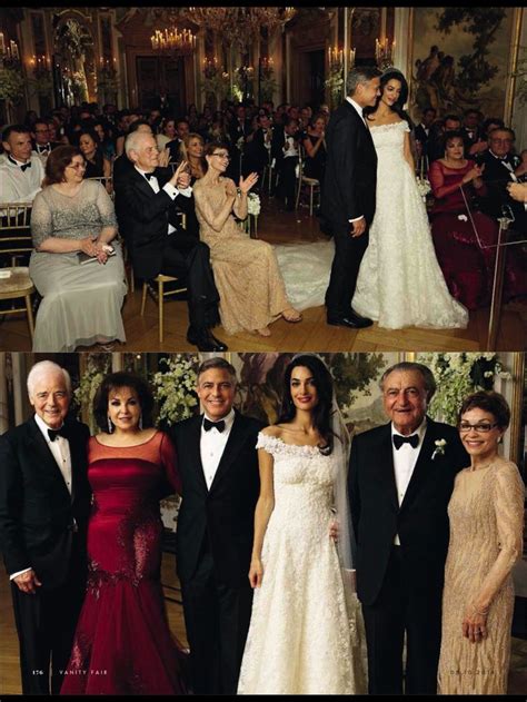 Amal Alamuddin and George Clooney in Vanity Fair Italy | Amal clooney wedding dress, Celebrity ...