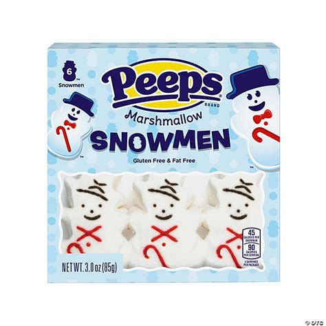 Peeps Snowman marshmallow 6 pack | Danes Bakery