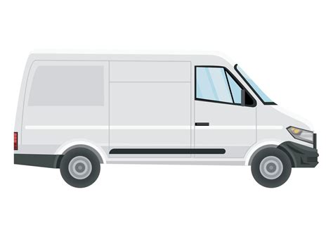 White Van Vector Art, Icons, and Graphics for Free Download