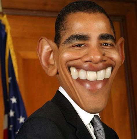 Funny Obama Face Picture