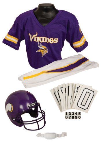 NFL Minnesota Vikings Deluxe Youth Uniform Set | Viking halloween ...