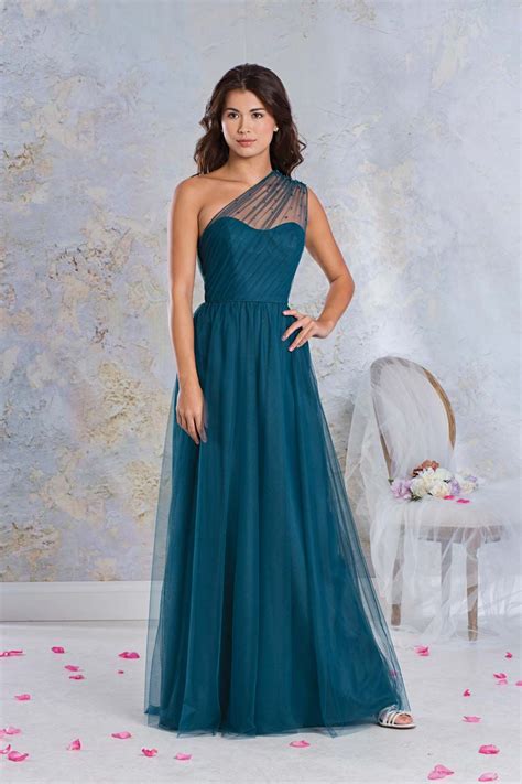 Teal Bridesmaid Dresses: 15 of Our Favourite Styles | Examples, One shoulder bridesmaid dresses ...