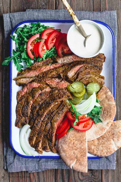 Grilled Beef Shawarma Sandwiches | The Mediterranean Dish