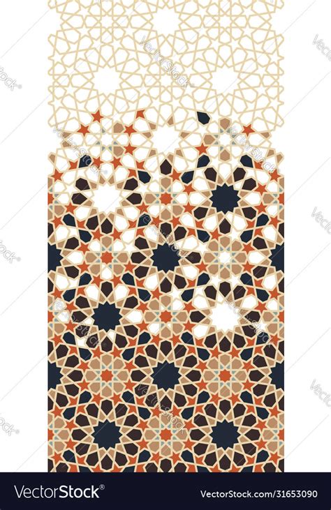 Islamic arabic seamless pattern texture Royalty Free Vector