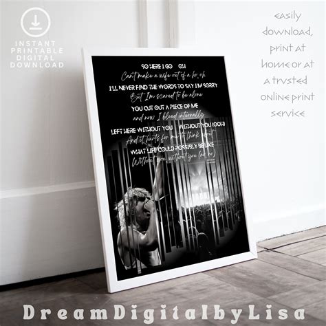 THE KID LAROI Without You Partial Lyrics Poster Instant - Etsy