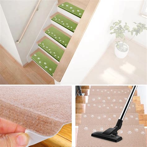 Luminous Stair Mat Step Pad Keep Warm Floor Mat Easy Clean Stairs Door ...