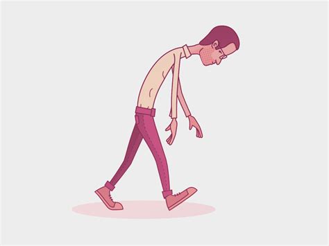 Sad walk cycle 2d animation – Artofit