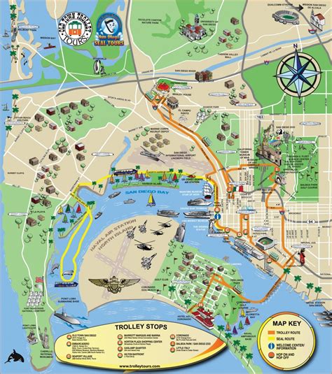 San Diego Attractions Map Printable - Printable Maps