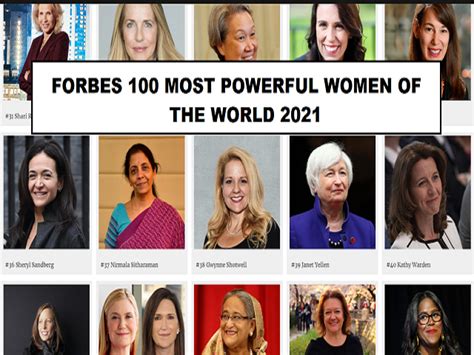 Forbes 100 Most Powerful Women Of The World 2021: List Of Indian Women ...