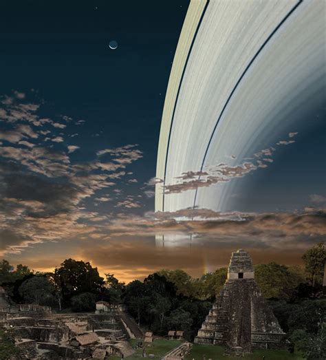 This Is What Earth Would Look Like If It Had Saturn's Rings