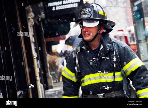 firefighters in action, New York Stock Photo, Royalty Free Image ...