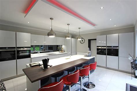 Schüller Next 125 White Glassline Kitchen in Warrington - German Kitchens UK