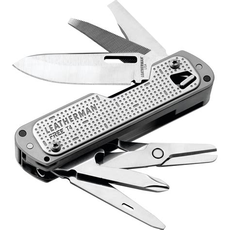 Leatherman FREE T4 Pocket Knife Multi-Tool 832685 B&H Photo Video