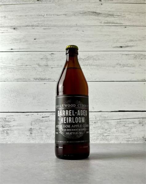 Greenwood Cider - Barrel-Aged Heirloom Cider (500 mL) – Press Then Press - Cider Shop