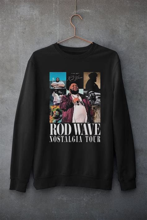 Vintage Rod Wave Nostalgia Tour Sweatshirt, Rod Wave Beautiful Mind ...