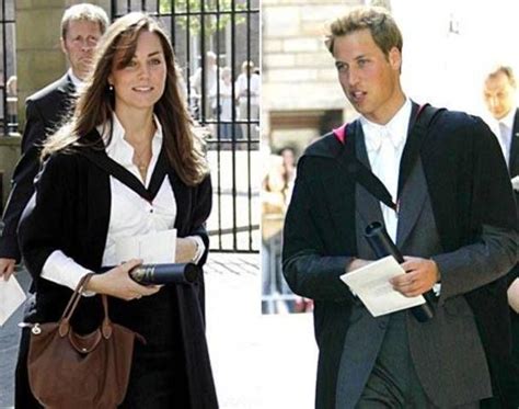 Prince William and Kate Middleton on their graduation day from St ...