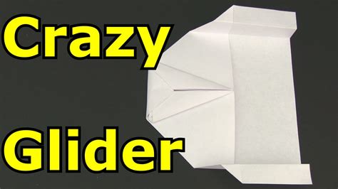 How To Make A Paper Airplane Glider