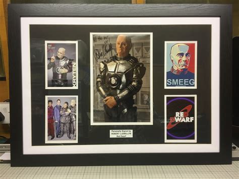 Robert Llewellyn kryten Red Dwarf Personally Signed Framed Display - Etsy