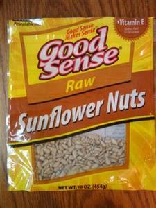 Calories in Good Sense Raw Sunflower Seeds and Nutrition Facts