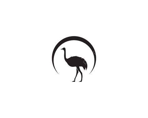 Ostrich Logo Vector Abstract Art Farm Vector, Abstract, Art, Farm PNG and Vector with ...