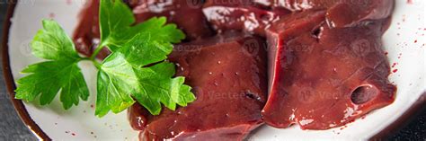 raw beef liver healthy meal food background 5072267 Stock Photo at Vecteezy