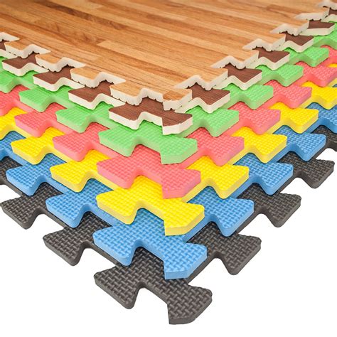 Eva Soft Foam Interlocking Floor Mats Exercise Gym Kids Play Mat Garage Office | eBay