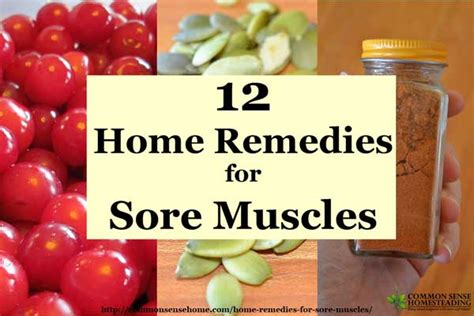 12 Home Remedies for Sore Muscles - Total Survival