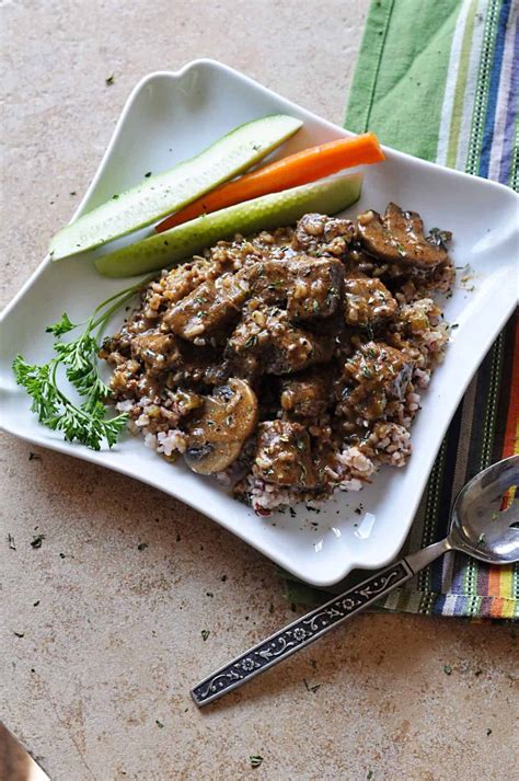 Beef Tips and Rice Recipe (Hearty & Flavorful) - Savory With Soul