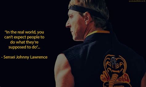 Sensei Johnny Lawrence quote - Cobra Kai, graphics by me #mygraphics #johnnylawrence #cobrakai ...