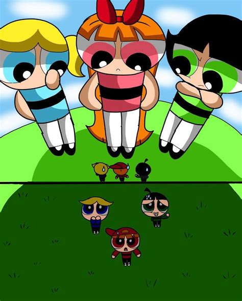 RQ: Giantess powerpuff girls meet rowdyruff boys by Kareena08 on DeviantArt