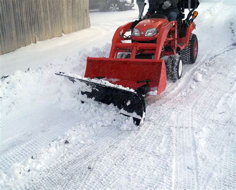 Premium Kubota BX Snow Plows for Sale | Earth and Turf Attachments