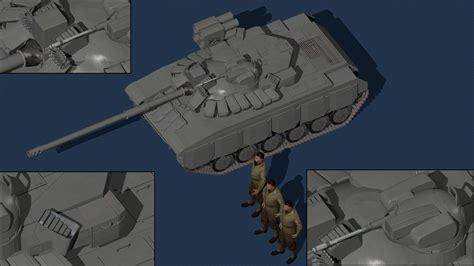 ArtStation - Late Cold War Era Inspired tank